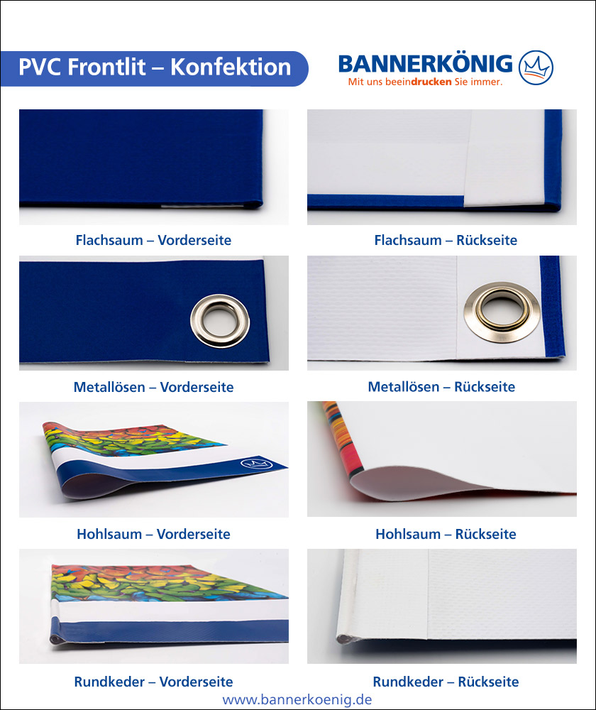 PVC Frontlit – Konfektion gesamt